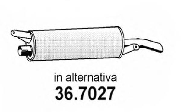 ASSO 367027 Глушник вихлопних газів кінцевий