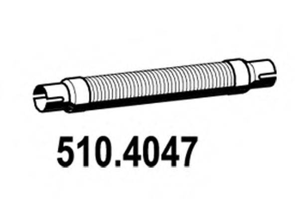 ASSO 5104047 Гофрована труба, вихлопна система