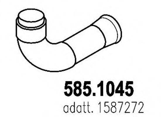 ASSO 5851045 Труба вихлопного газу