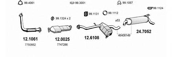 ASSO ART1257 Система випуску ОГ