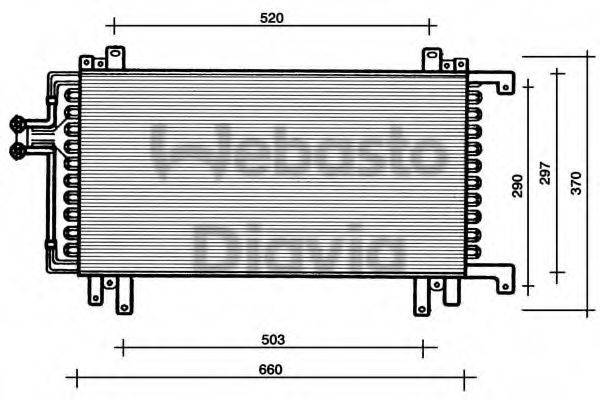 WEBASTO 82D0225058A Конденсатор, кондиціонер