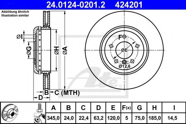 QUINTON HAZELL BDC5652 гальмівний диск