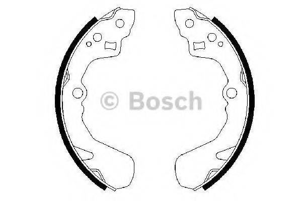 BOSCH BS686 Комплект гальмівних колодок