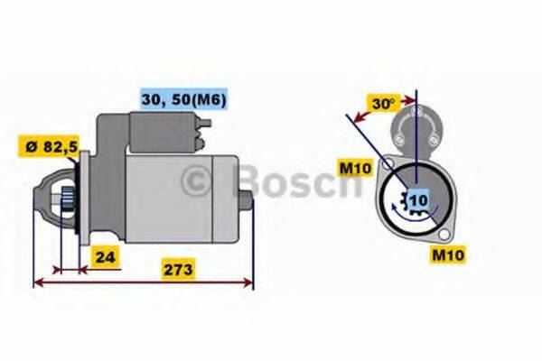 BOSCH 0001218138 Стартер