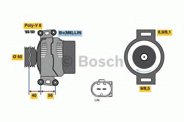 BOSCH 0121813006 Генератор