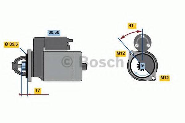 BOSCH 0986024070 Стартер