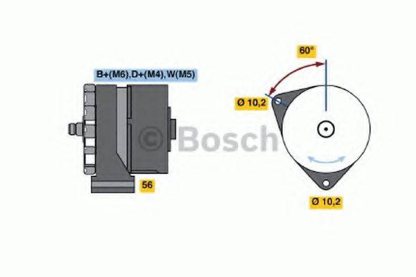 MERCEDES-BENZ 006154800280 Генератор