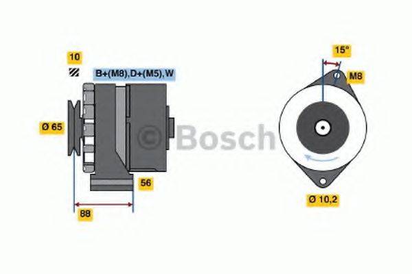 BOSCH 0986038080 Генератор