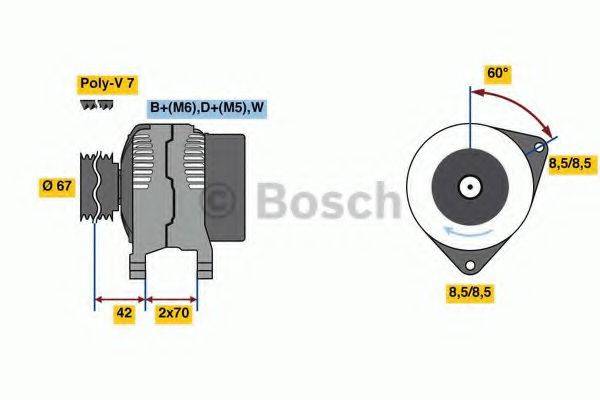 BOSCH 8083 Генератор