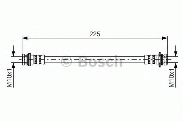 CHEVROLET 96 534 546 Гальмівний шланг