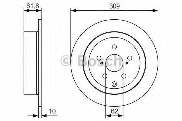 TOYOTA 42431 48070 гальмівний диск