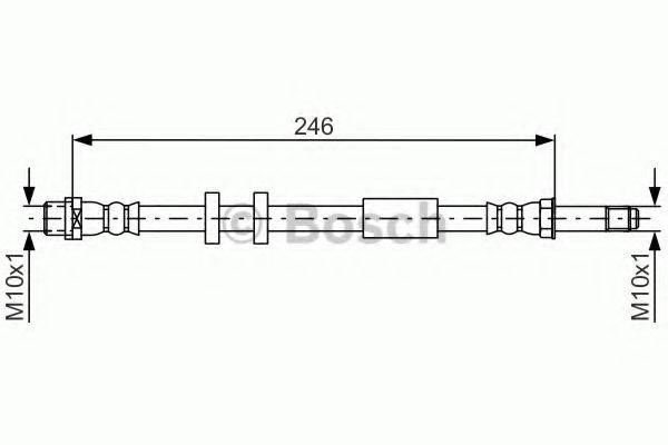 AUDI 4H0 611 775 B Гальмівний шланг