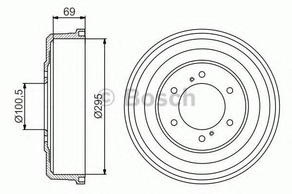 BREMBO 14A67610 Гальмівний барабан