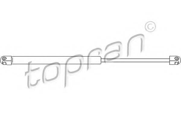 TOPRAN 200011 Газова пружина, кришка багажника