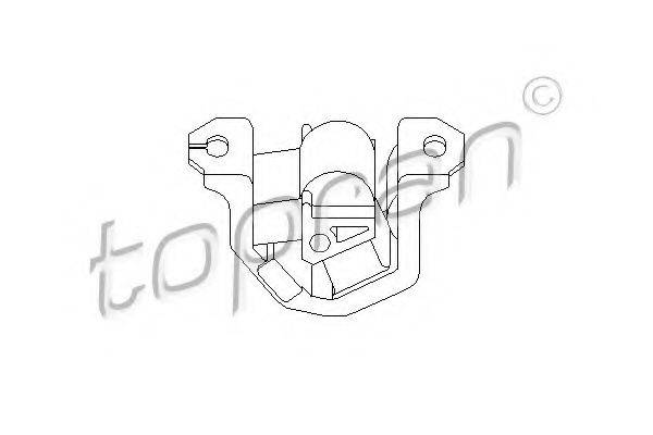 TOPRAN 201367 Підвіска, двигун