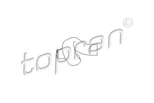TOPRAN 206880 Шланг радіатора