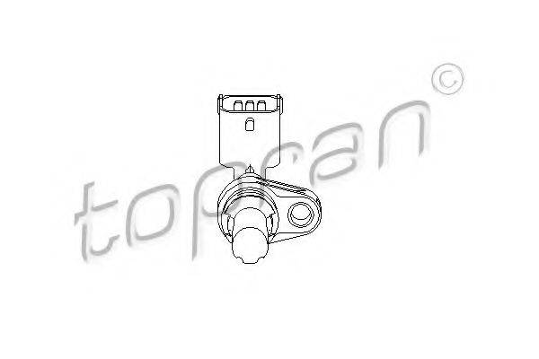 TOPRAN 207418 Датчик частоти обертання, керування двигуном