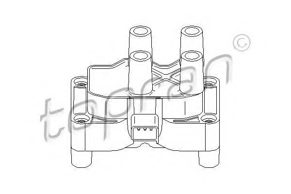 TOPRAN 302444 Котушка запалювання