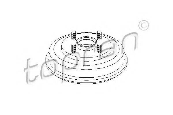 TOPRAN 302345 Гальмівний барабан