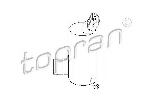 TOPRAN 300634 Водяний насос, система очищення вікон