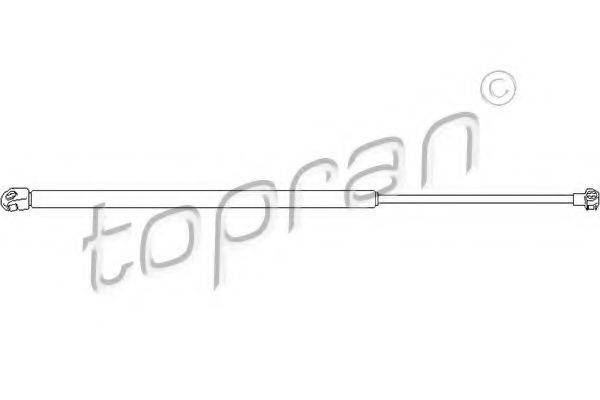 TOPRAN 501809 Газова пружина, кришка багажника