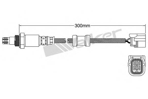 WALKER PRODUCTS 25054065 Лямбда-зонд