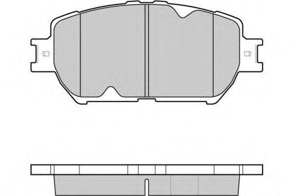 E.T.F. 23928 Комплект гальмівних колодок, дискове гальмо