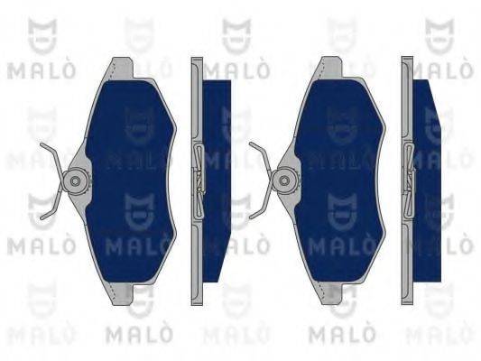 MALO 1050116 Комплект гальмівних колодок, дискове гальмо