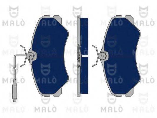 MALO 1050157 Комплект гальмівних колодок, дискове гальмо