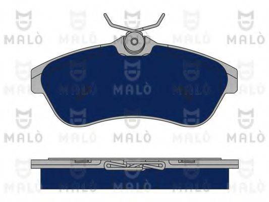 MALO 1050168 Комплект гальмівних колодок, дискове гальмо