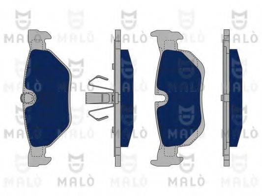 MALO 1050233 Комплект гальмівних колодок, дискове гальмо