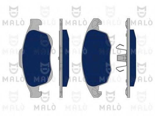 MALO 1050254 Комплект гальмівних колодок, дискове гальмо