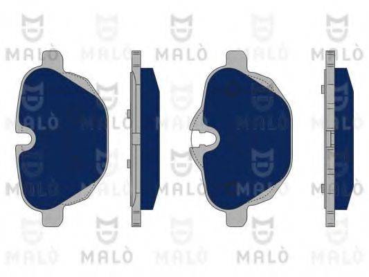 MALO 1050257 Комплект гальмівних колодок, дискове гальмо