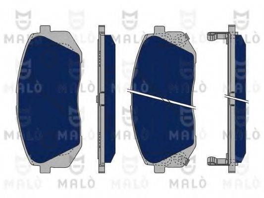 MALO 1050306 Комплект гальмівних колодок, дискове гальмо