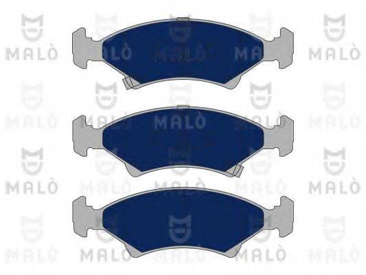 MALO 1050628 Комплект гальмівних колодок, дискове гальмо