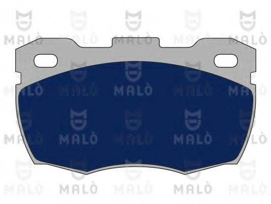 MALO 1050689 Комплект гальмівних колодок, дискове гальмо