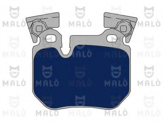 MALO 1050887 Комплект гальмівних колодок, дискове гальмо