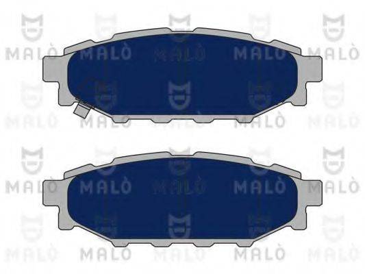 MALO 1051002 Комплект гальмівних колодок, дискове гальмо