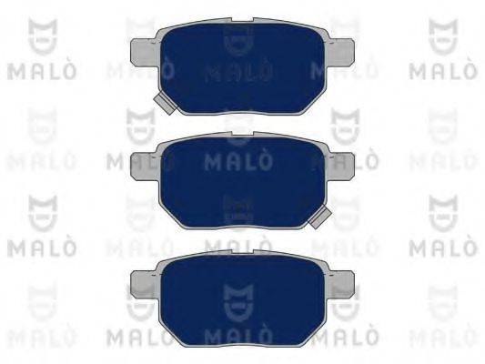 MALO 1051010 Комплект гальмівних колодок, дискове гальмо