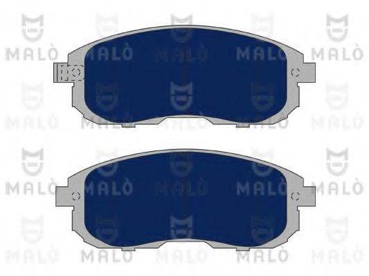 MALO 1051057 Комплект гальмівних колодок, дискове гальмо