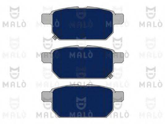 MALO 1051059 Комплект гальмівних колодок, дискове гальмо
