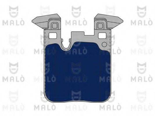 MALO 1051134 Комплект гальмівних колодок, дискове гальмо
