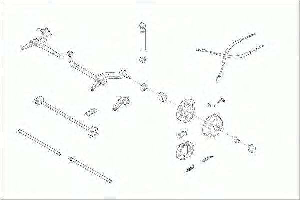 SACHS RENAUCLIORS003 Рульове управління; Підвіска колеса