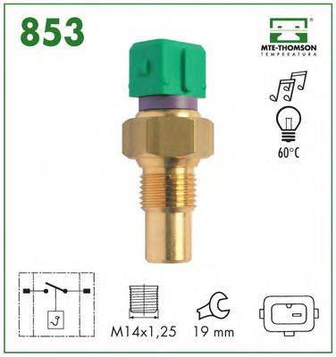 MTE-THOMSON 853 термовимикач, сигнальна лампа рідини, що охолоджує