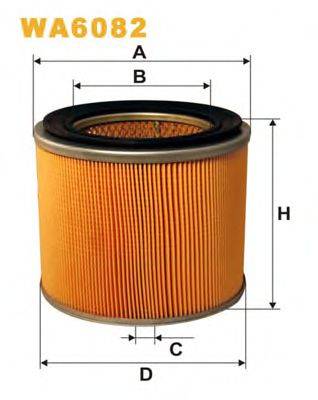 WIX FILTERS WA6082 Повітряний фільтр