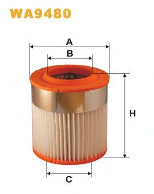 WIX FILTERS WA9480 Повітряний фільтр