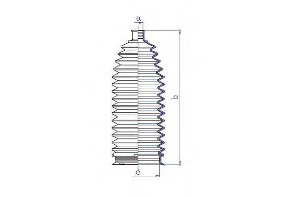 DA SILVA K5352 Пильовик, рульове управління