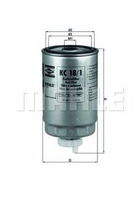 KNECHT KC181 Паливний фільтр