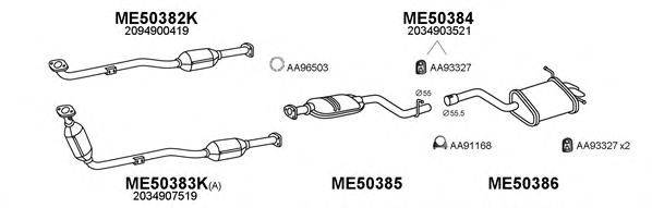 VENEPORTE 500261 Система випуску ОГ