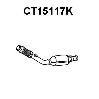 CITROEN/PEUGEOT 170673 Каталізатор